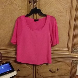 Jessica Simpson Sheer sleeve blouse